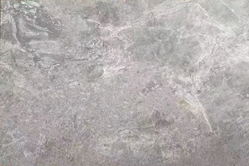 Grey porcelain slab surface with fine white veining